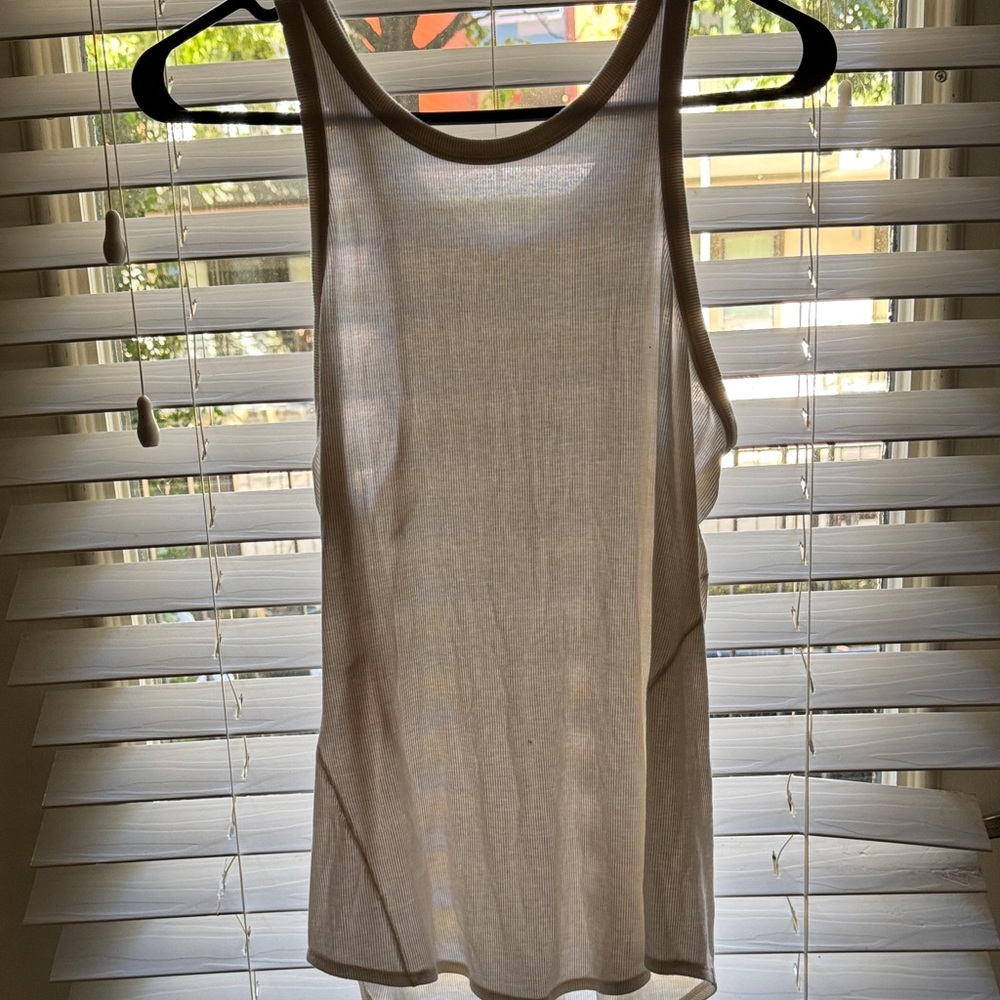 lululemon athletica Cream Tank Top